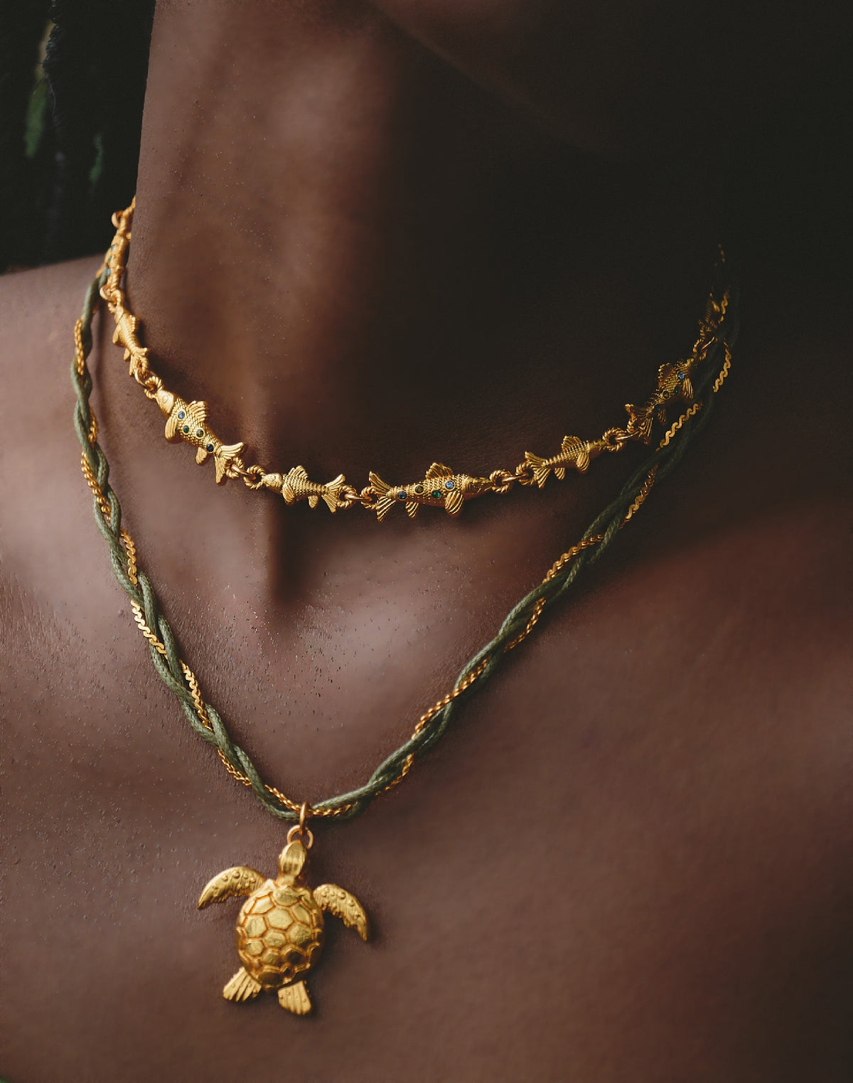 Ocean Tide 2-Piece Necklace Set