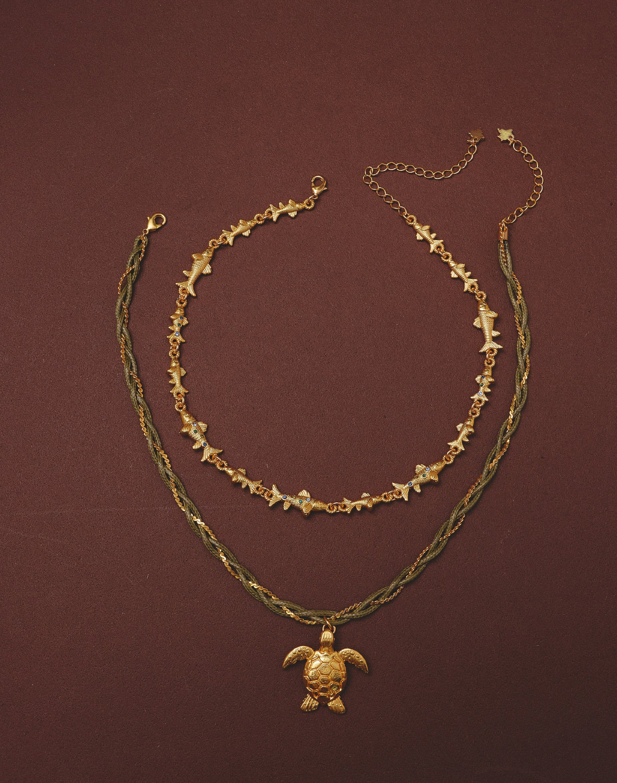 Ocean Tide 2-Piece Necklace Set