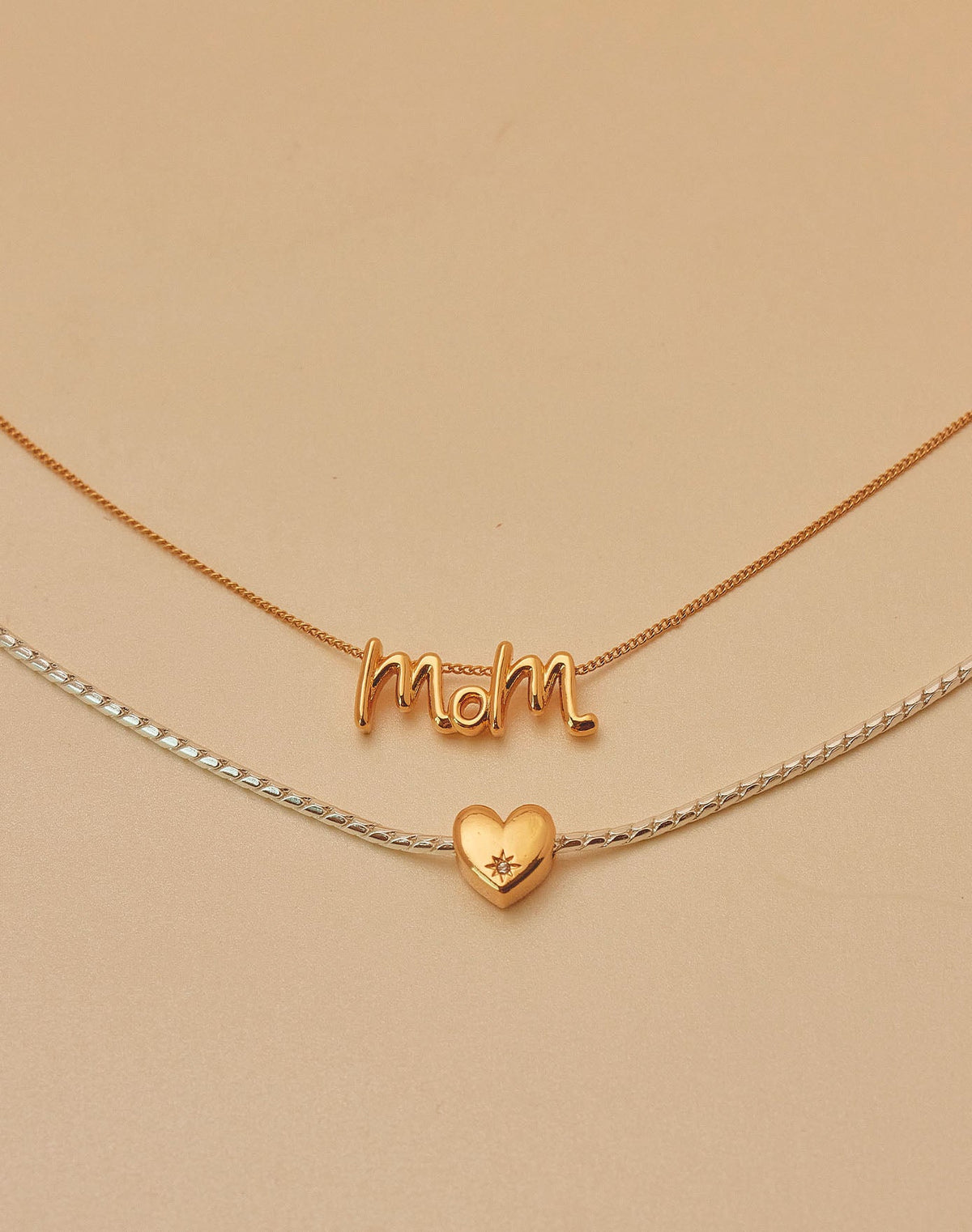 Mom Love 2-piece Necklace Set