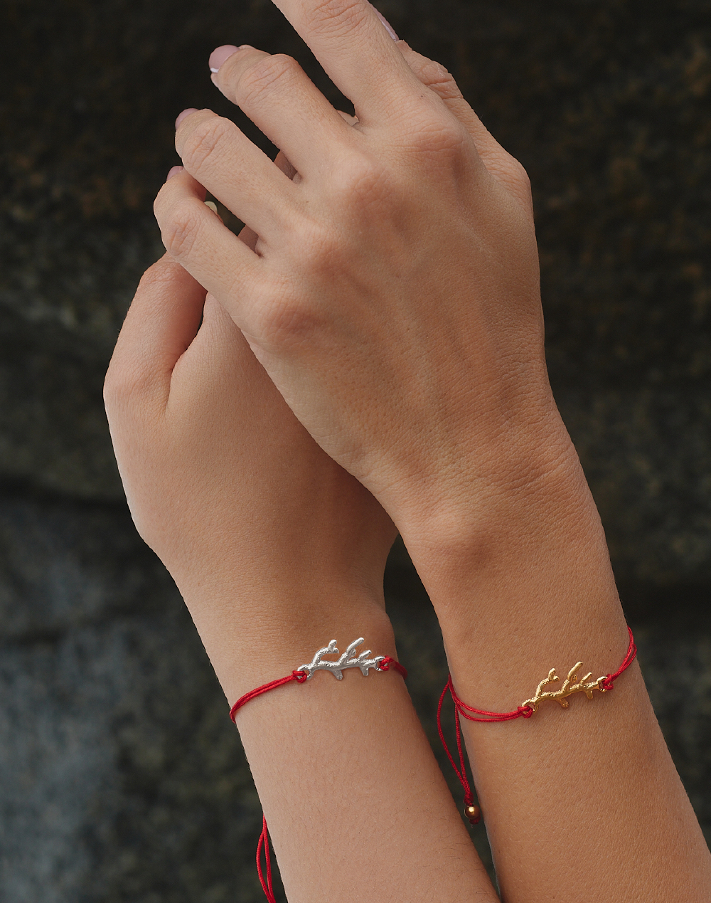 Set de 2 Manillas Corales