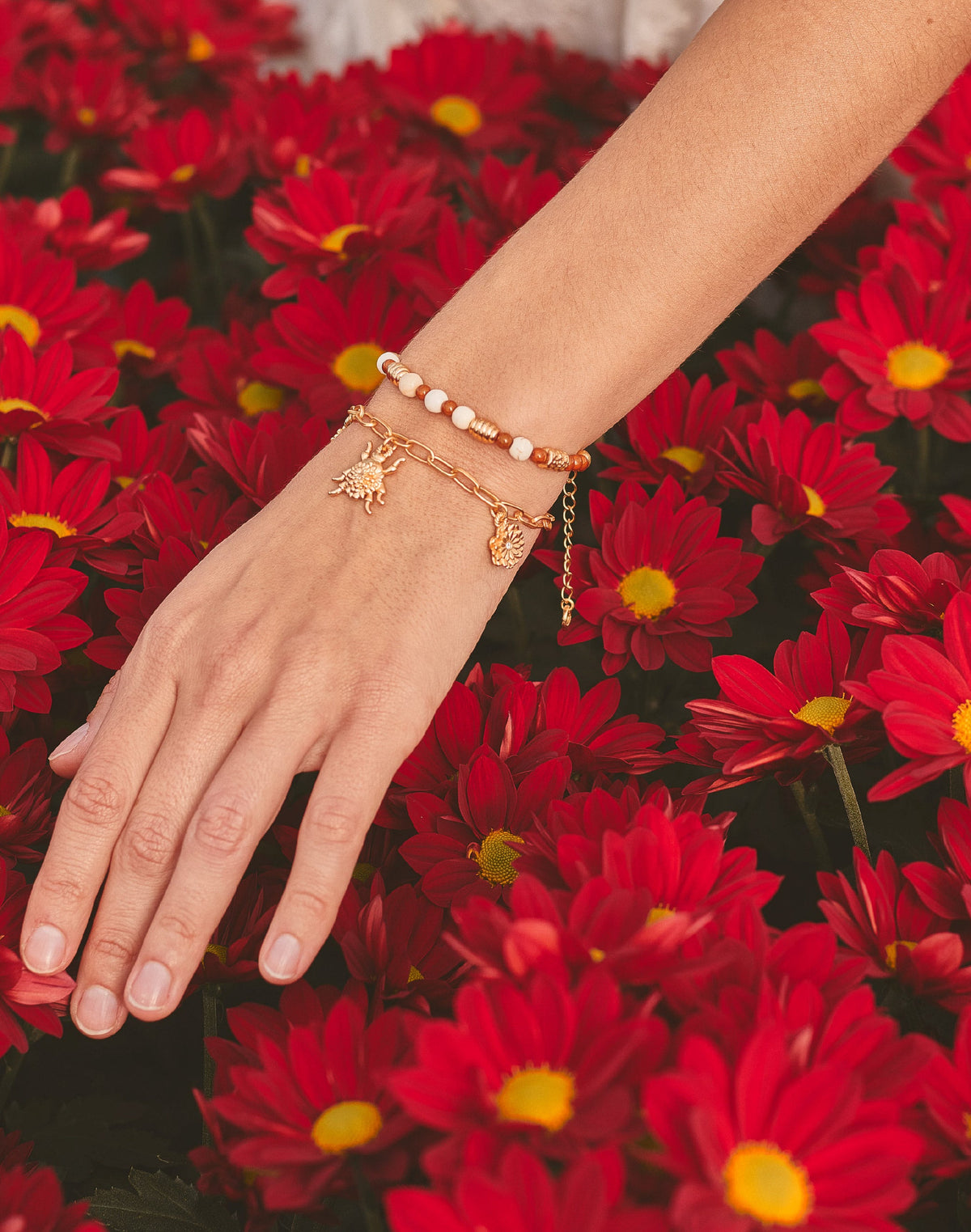2-Piece Garden Multicharm Bracelet Set