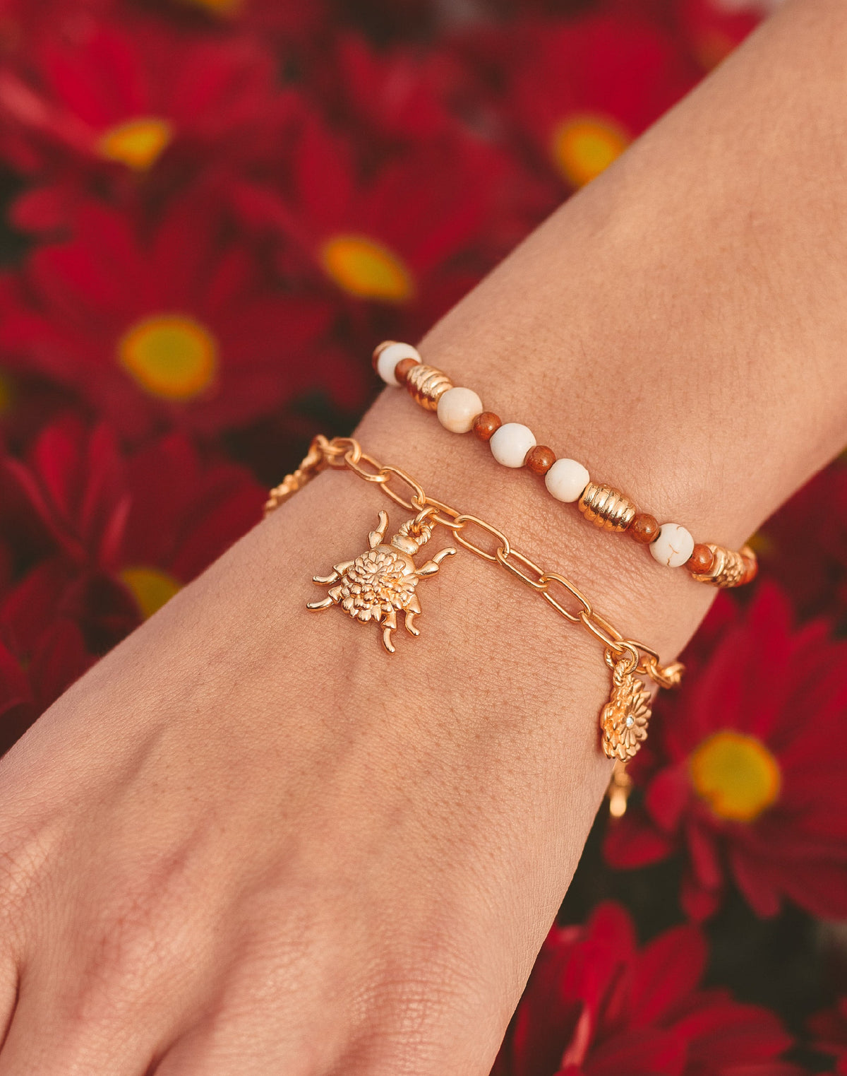 2-Piece Garden Multicharm Bracelet Set