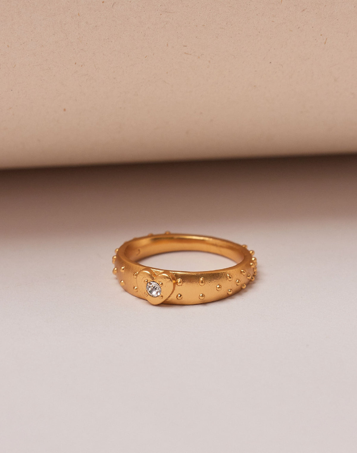 Set of 3 Melon Heart Rings