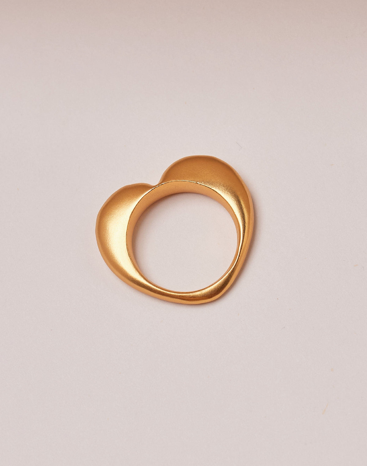 Set of 3 Melon Heart Rings