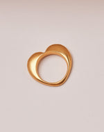 Set of 3 Melon Heart Rings