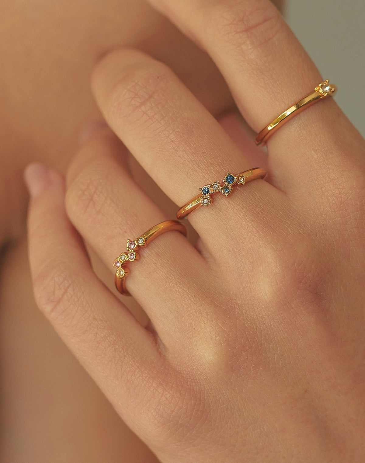 3-piece Monaco Ring Set