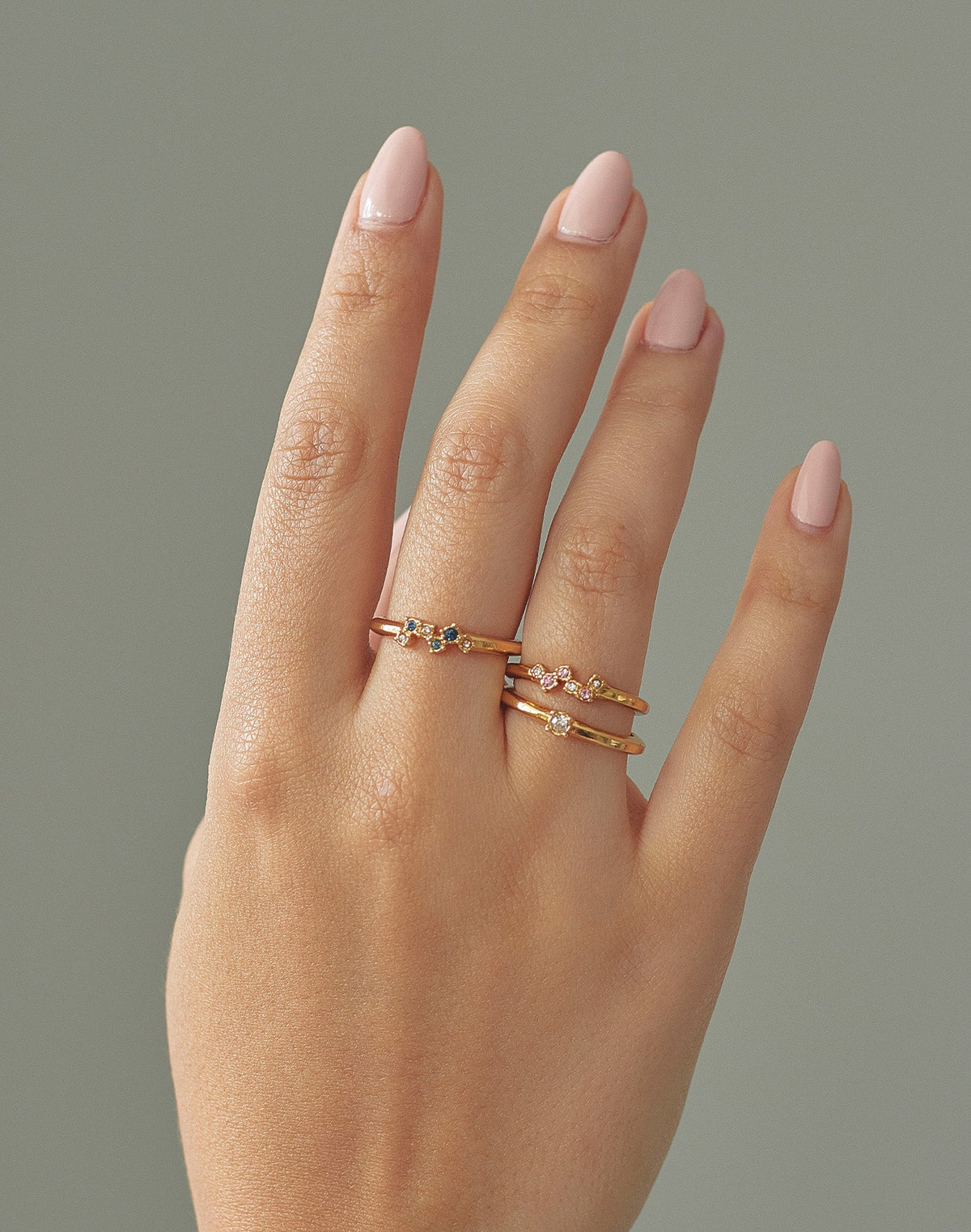 3-piece Monaco Ring Set