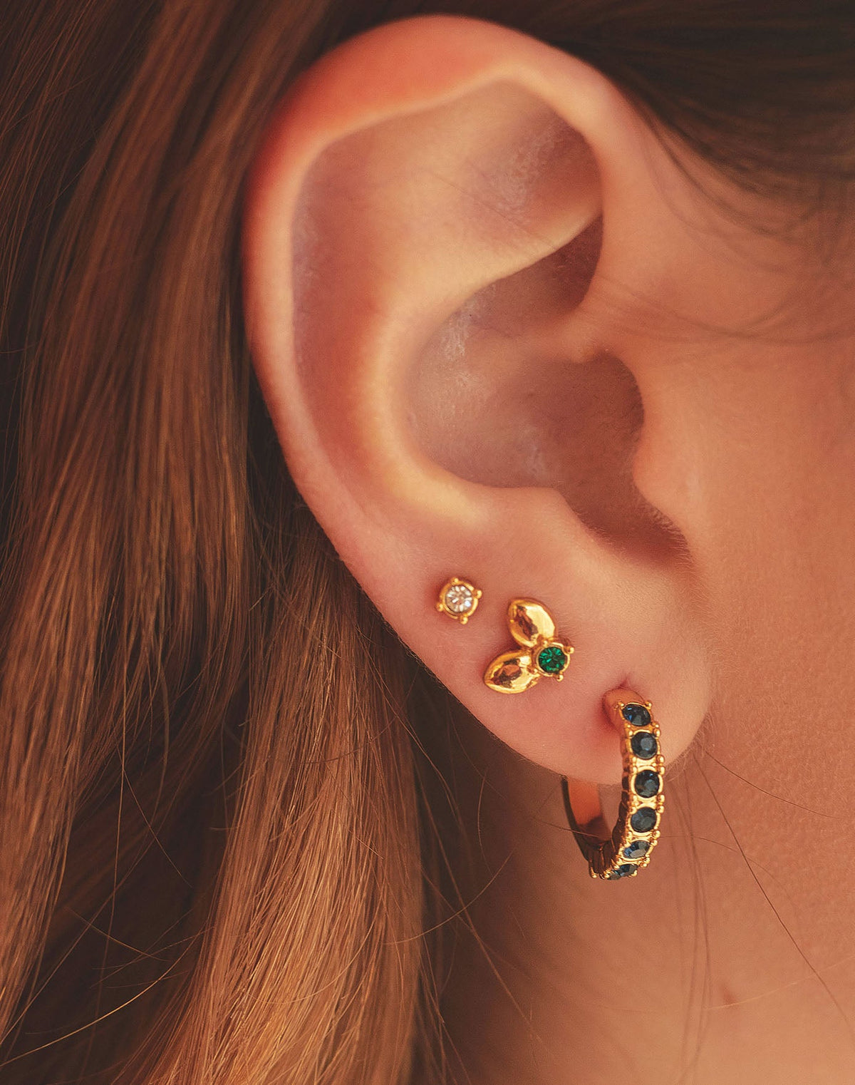 Set de 3 Aretes Bali