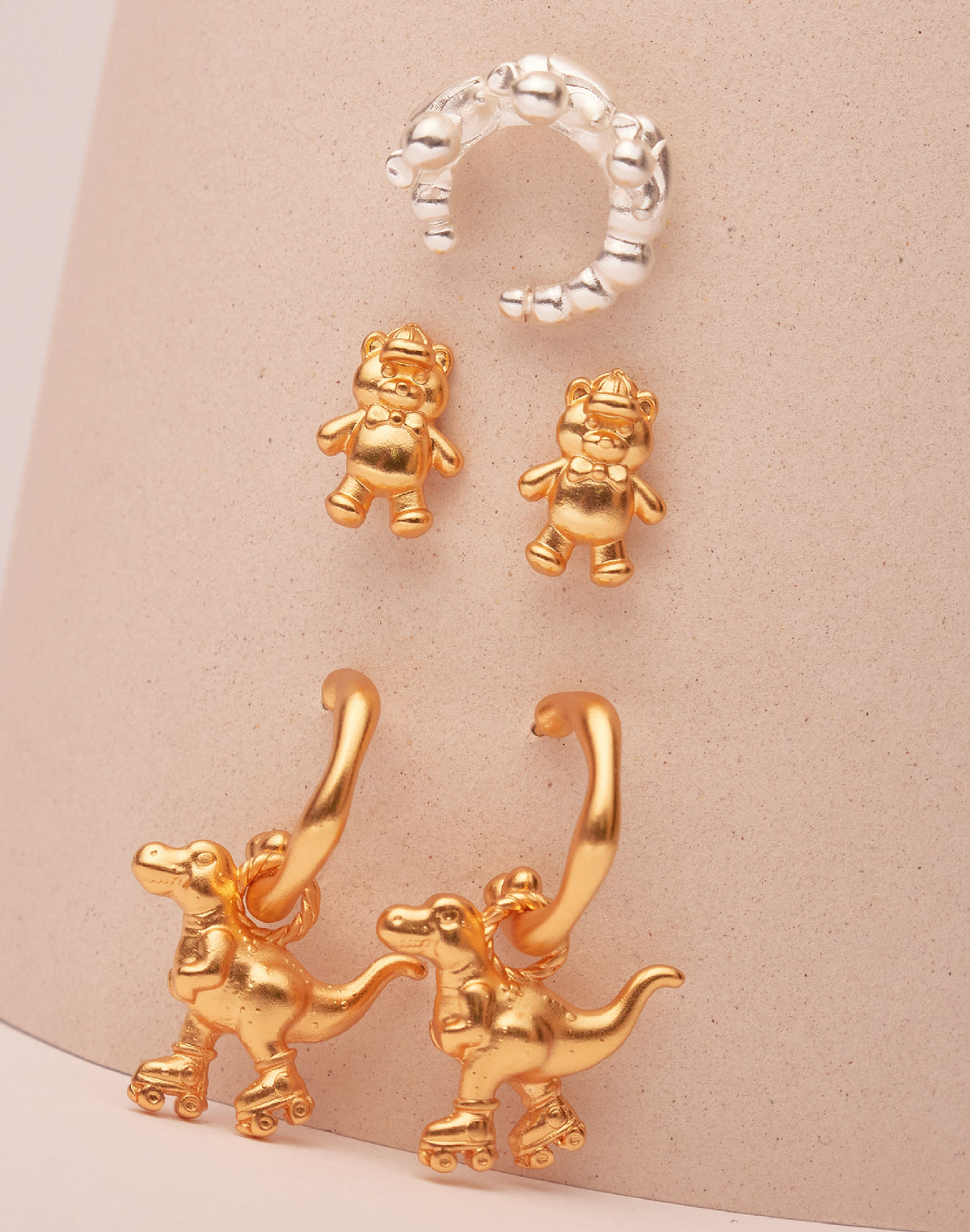 T-Rex Earring Set