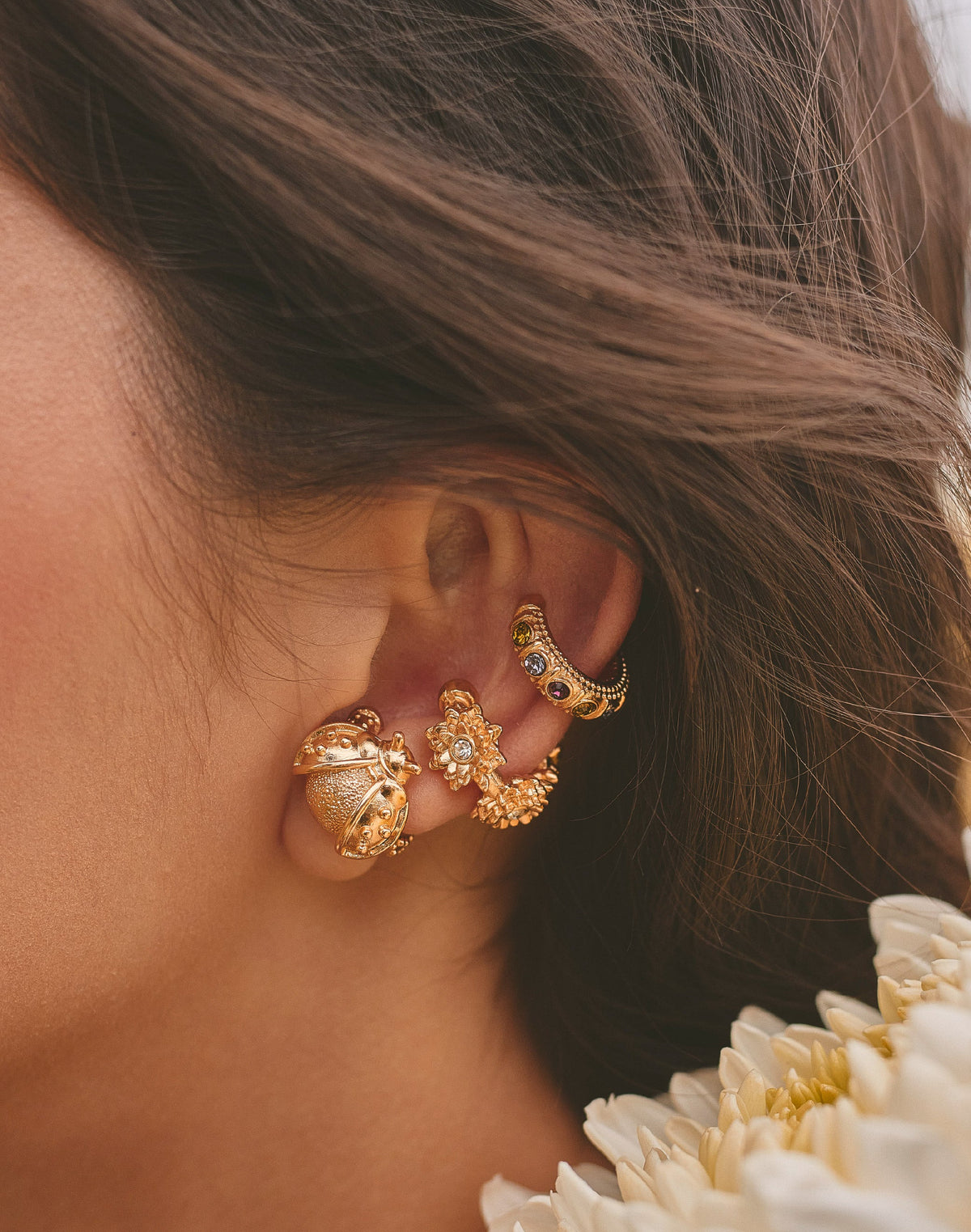 3-Piece Nature Ear Cuff Set