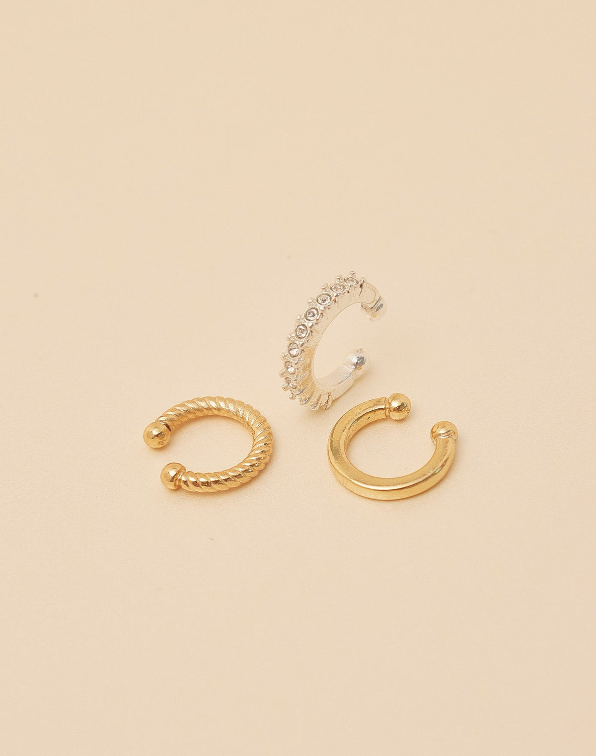 3-piece Mini Ear Cuffs Set