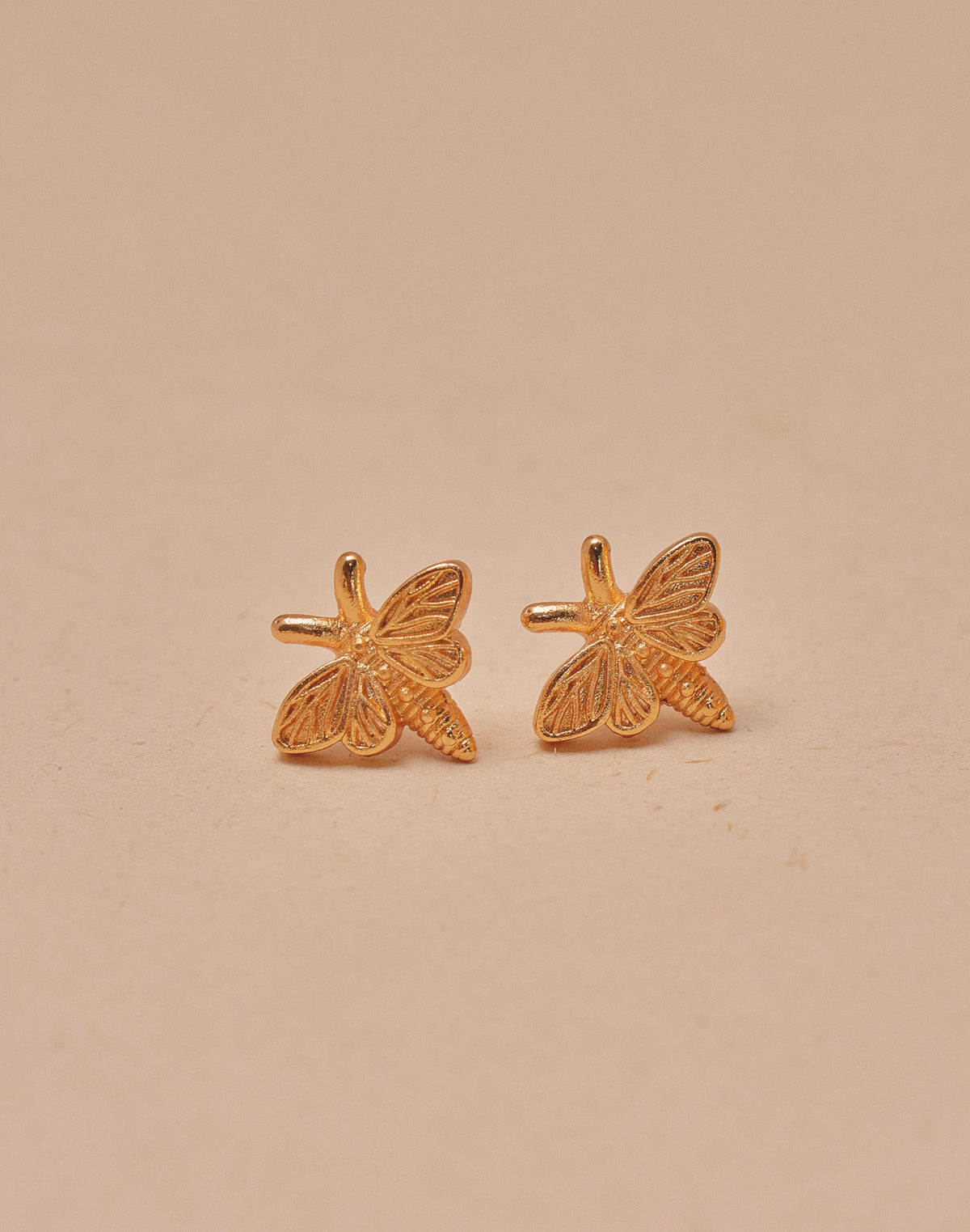 Mini Moth Stud Earrings