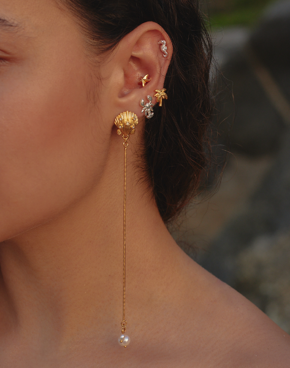 Set de 5 Aretes Mermaids