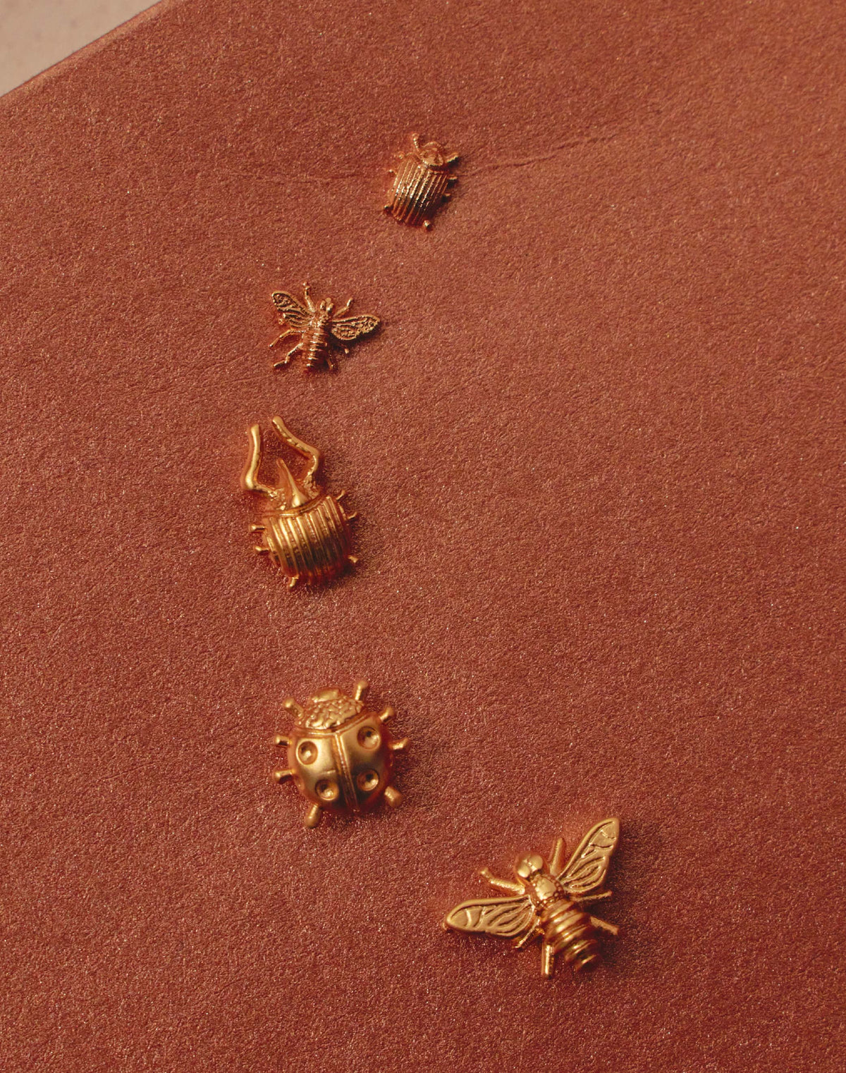 Mini Insects 5-Piece Earring Set