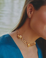 Seashell Choker & Earrings Set
