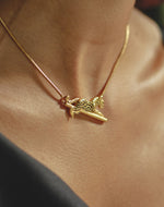 Jaguar Stud Earrings & Necklace Set