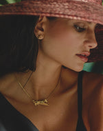 Jaguar Stud Earrings & Necklace Set