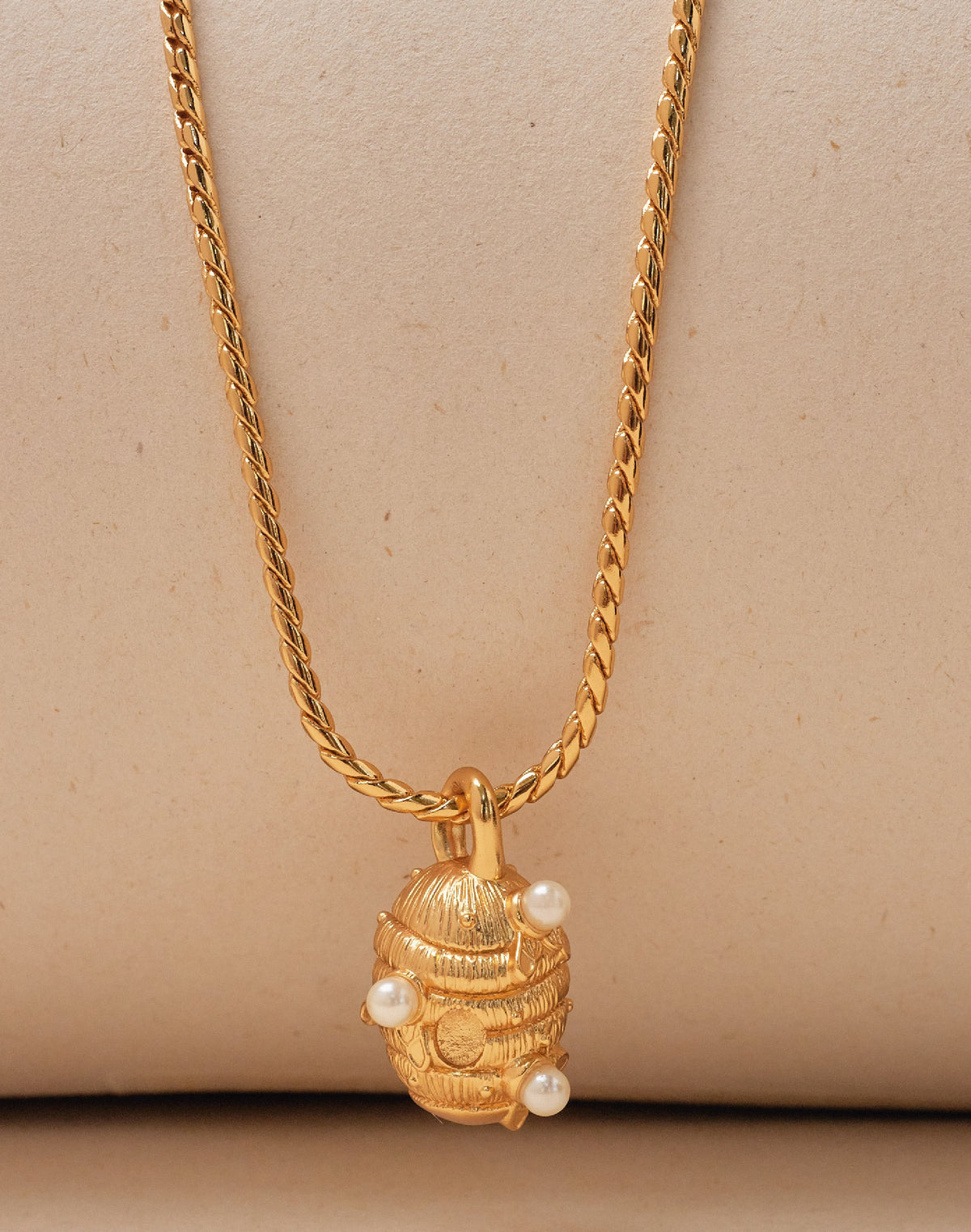 Set de Collar y Aretes Panal