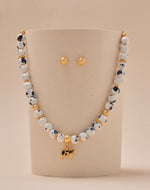 Cow Necklace and Earrings Set