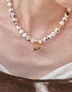 Cow Necklace and Earrings Set