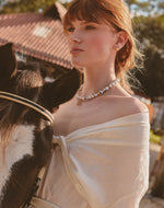 Cow Necklace and Earrings Set